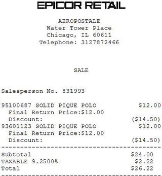 Illustration for article titled Things You Are Buying At The Chicago Aeropostale